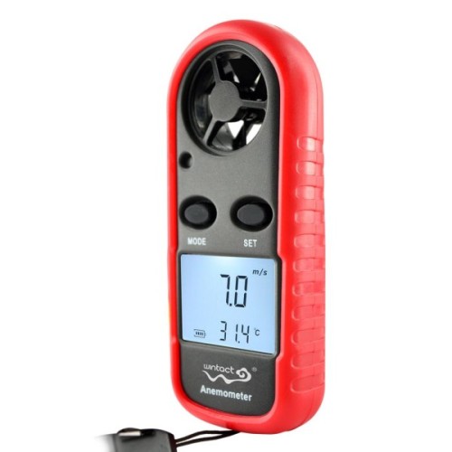 Анемометр Wintact цифровий 0,1-30м/с, -10-45°C (WT816)