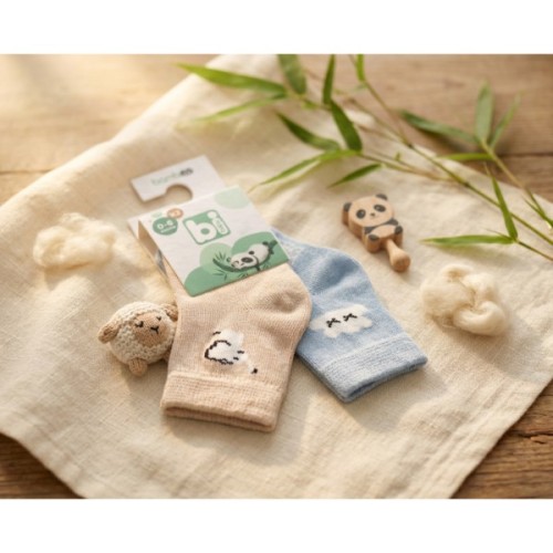 Шкарпетки дитячі Bibaby з хмаркою (68384-6-12-bluebrown)
