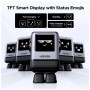 Зарядний пристрій Ugreen 1xUSB + 3xUSB-C GaN 100W Robot X688 gray (45515B)