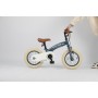 Дитячий велосипед QPlay Miniby 3 в1, біговел 12", Grey-Blue (CB02MiniBy12Grey-Blue)