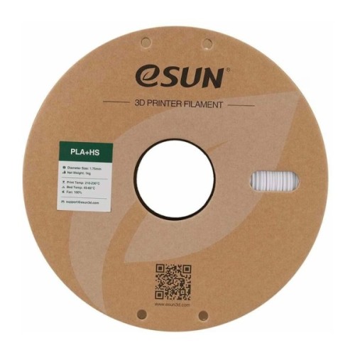 Пластик для 3D-принтера eSUN ePLA+HS, 1,75мм, 1кг, cold white (EPLA+HS-P175CW1)