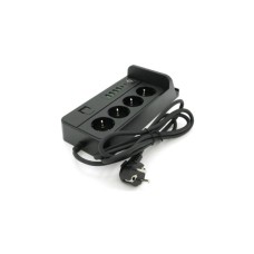 Мережевий фільтр живлення Voltronic G12, 4 роз, 4USB 3.2A, 2 Type-C, 2м Black (YT-G12)
