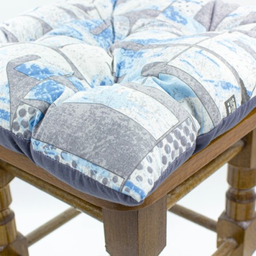 Подушка на стілець MirSon Бязь Принт 17-0550 Mutia 50х50 см (2200006277019)