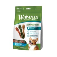 Ласощі для собак Whimzees Toothbrush S 24 шт (8718627750667)