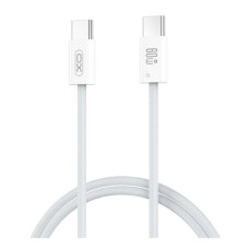 Дата кабель USB-C to USB-C 1.0m 60W white XO (NBQ273_C_White)