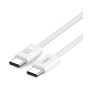 Дата кабель USB-C to USB-C 1.0m 60W white XO (NBQ273_C_White)