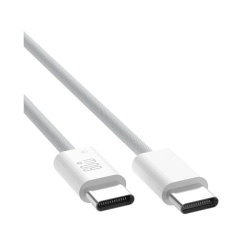 Дата кабель USB-C to USB-C 1.0m 60W white XO (NBQ273_C_White)
