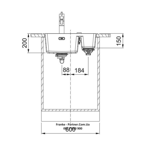 Мийка кухонна Franke Maris (125.0701.782)