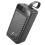 Батарея універсальна HOCO 60000mAh Element PD/20W, QC/22.5W, LED Lamp, Black (J123C / 714736)