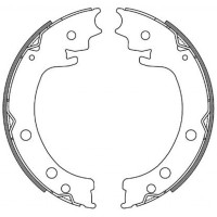 Гальмівні колодки REMSA 4629.00
