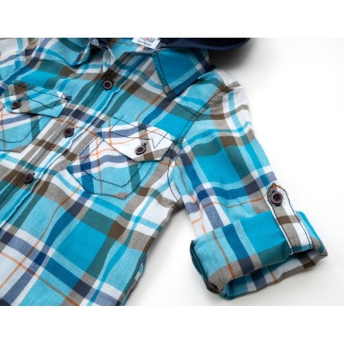 Сорочка дитяча Soobe в клітинку (14YEGGMK102-140B-blue)