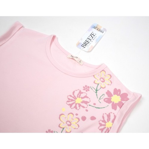 Набір дитячого одягу Breeze із шортами-спідницею (21786-128G-pink)