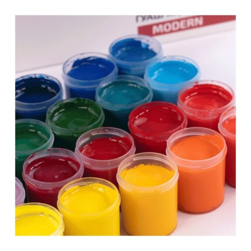 Гуашеві фарби Rosa Modern 24 кольри по 20 мл (4823098521204)