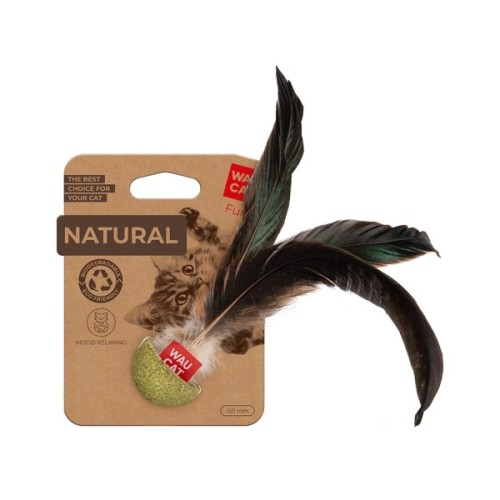 Іграшка для котів Waucat Fun Natural Неваляйка 15 см (6232)