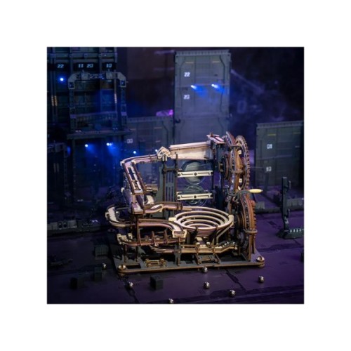 Конструктор Robotime Rokr дерев'яний 3D Мармурове нічне місто (LGA01)