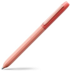 Ручка кулькова Faber-Castell поворотна серії AVORI Inner Fire, колір корпусу рожевий, синя М (0,7 мм) (33065)