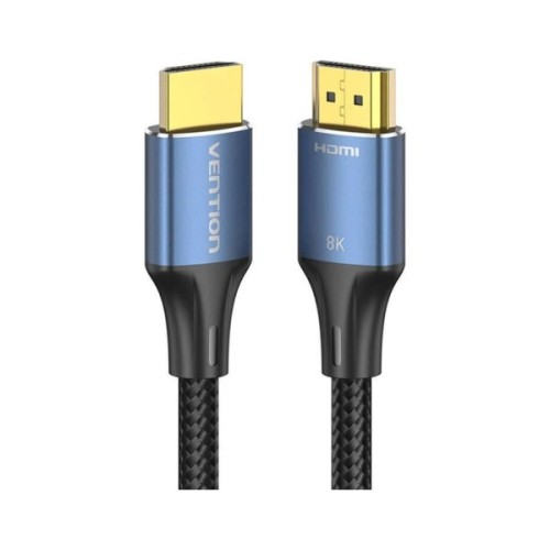 Кабель мультимедійний HDMI M to HDMI M 1.5m 16K60Hz 96Gbps gray Vention (ALVHG)