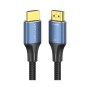 Кабель мультимедійний HDMI M to HDMI M 1.5m 16K60Hz 96Gbps gray Vention (ALVHG)