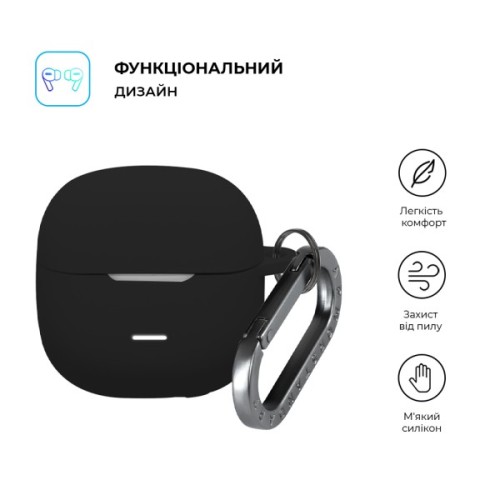 Чохол для навушників Armorstandart Hang Case For Xiaomi Redmi Buds 8 Active Black (ARM91271)