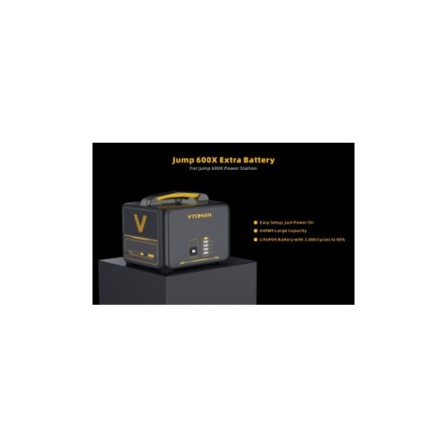Додаткова батарея для зарядної станції Vtoman Jump 600X PB-23 640Wh (Jump 600X Extra Battery)