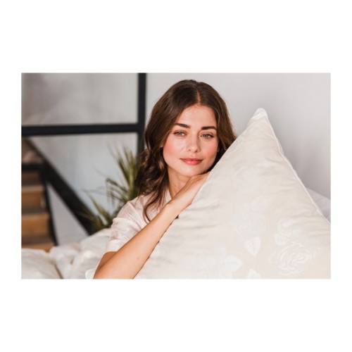 Подушка MirSon пухова Екстра 113 середня 50x70 см (2200000005298)