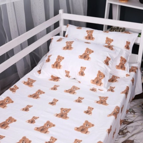 Постільна білизна MirSon 017 Teddy Фланель 200x220 Євро (2200009655586)