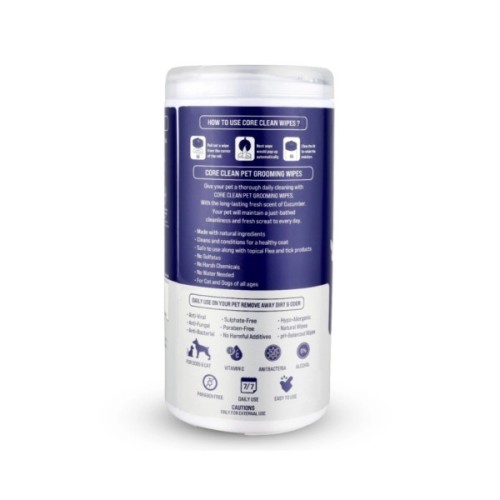 Вологі серветки для тварин Pet Clean PET GROOMING WIPES для грумінгу, щоденне очищення з ароматом квітів японської вишні 50 шт (8939111098694)