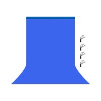 Фон Puluz PU5206L backdrop 3x6 m blue (PU5206L)