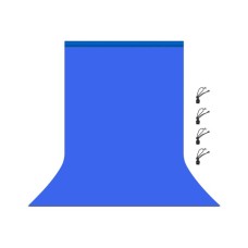 Фон Puluz PU5206L backdrop 3x6 m blue (PU5206L)