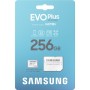 Карта пам'яті Samsung 256GB microSD class 10 UHS-I U3 V30 A2 EVO Plus (MB-MC256SA/EU)