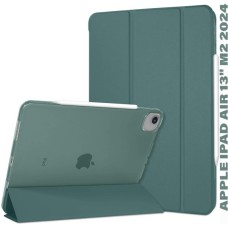 Чохол до планшета BeCover Tri Fold Hard Apple iPad Air 13" M2/M3 (2024/2025) Dark Green (711723)
