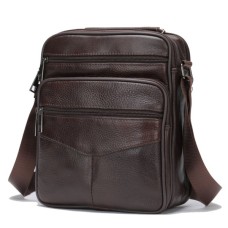 Сумка Vintage З двома кишенями Коричнева (14706)