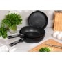 Сковорода Ardesto Gemini Bari, 24см, алюміній, чорний (AR1224B)