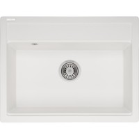 Мийка кухонна GRANADO ARTES white з сифоном (gr3605)