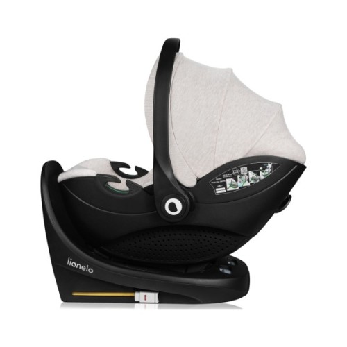 Автокрісло Lionelo MOXIE I-SIZE SET 360 BEIGE SAND (LO-MOXIE I-SIZE SET BEIGE SAND)