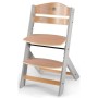 Стілець для годування Kinderkraft Enock Gray Wood (5902533915095)