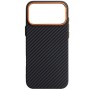 Чохол до мобільного телефона Armorstandart LikeCarbon2 SE MagCase Apple iPhone 17 Pro Max Black Orange (ARM89162)