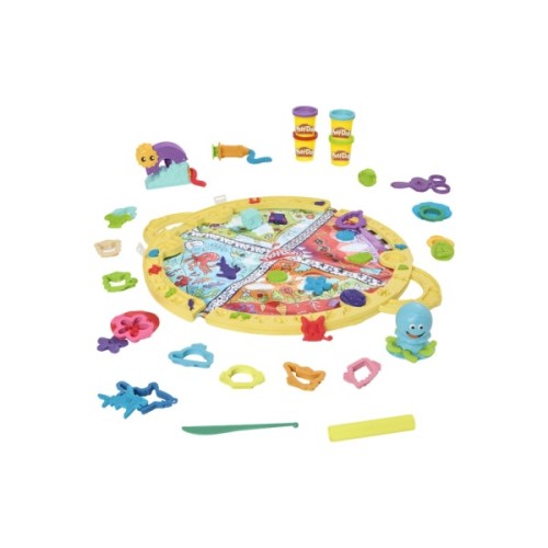 Набір для творчості Hasbro Play-Doh зі складним килимком для зберігання (F9143)