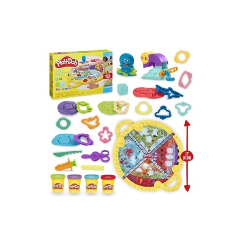 Набір для творчості Hasbro Play-Doh зі складним килимком для зберігання (F9143)