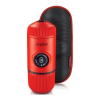 Кавоварка кемпінгова Wacaco Nanopresso з чохлом червона (WNANORED)