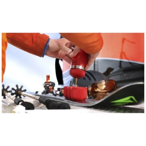 Кавоварка кемпінгова Wacaco Nanopresso з чохлом червона (WNANORED)