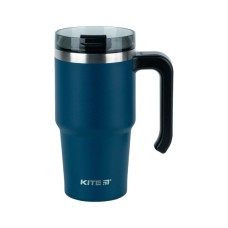 Термокружка Kite з ручкою 600 мл смарагдова (K24-1207-2)