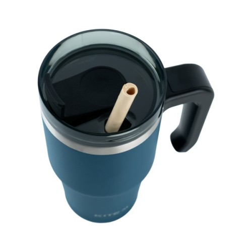 Термокружка Kite з ручкою 600 мл смарагдова (K24-1207-2)