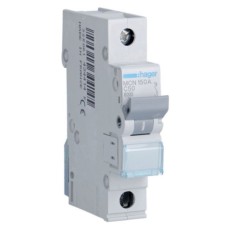 Автоматичний вимикач Hager 1-п. C 50A (6kA) 1M (A) (MCN150)