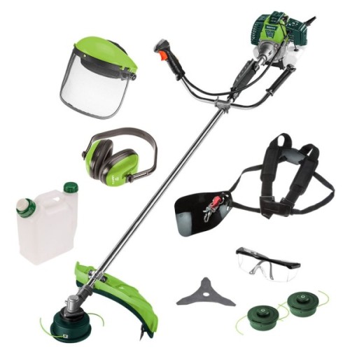 Тример садовий Verto бензиновий 42.7куб см, 1.2к.с., ліска 46см, ніж 25.5см, 7.3кг (50G491)