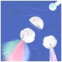 Іграшка для котів Petgravity Інтерактивна висувна вудочка з лазером блакитна (PG-CT053B)