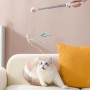 Іграшка для котів Petgravity Інтерактивна висувна вудочка з лазером блакитна (PG-CT053B)