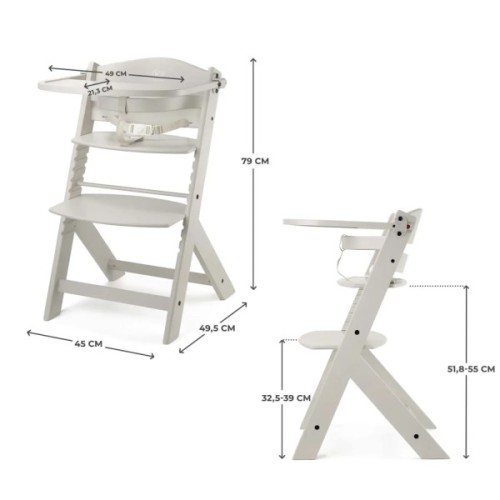 Стілець для годування Kinderkraft Enock Beige (5902533927319)