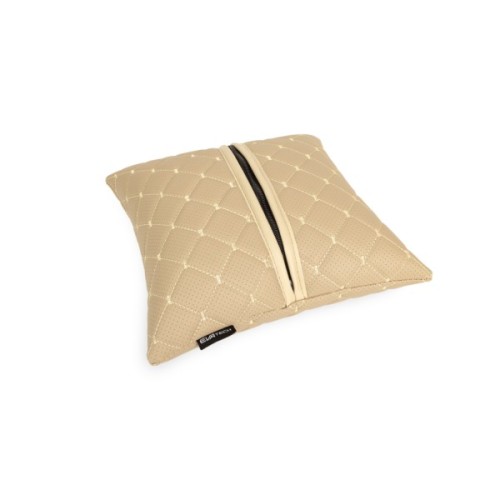 Подушка EVAtech ECO 30x30 см бежева з бежевою ниткою (SPSCSII)