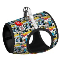 Шлея для собак WAUDOG Clothes з QR паспортом "Бетмен комікс" S2 (1012-4005)